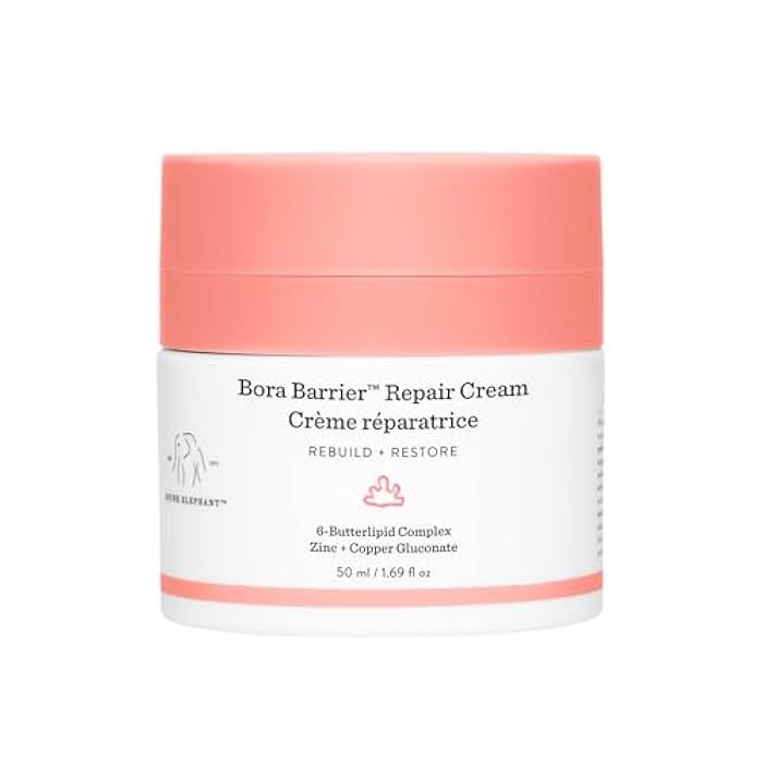 Drunk Elephant Bora Barrier Repair Cream - 50 ml/1.69 fl oz - Ultra-Rich Moisturizer - Clean Clinical Skincare - Cruelty-Free - Dermatologist-Tested - Free of Essential Oils, Silicones, and Fragrance - Image 1