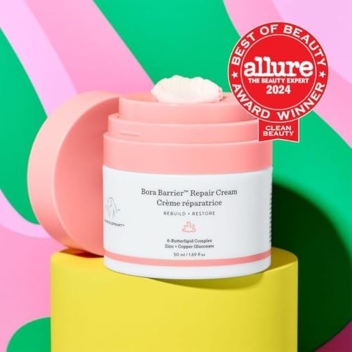 Drunk Elephant Bora Barrier Repair Cream - 50 ml/1.69 fl oz - Ultra-Rich Moisturizer - Clean Clinical Skincare - Cruelty-Free - Dermatologist-Tested - Free of Essential Oils, Silicones, and Fragrance - Image 2