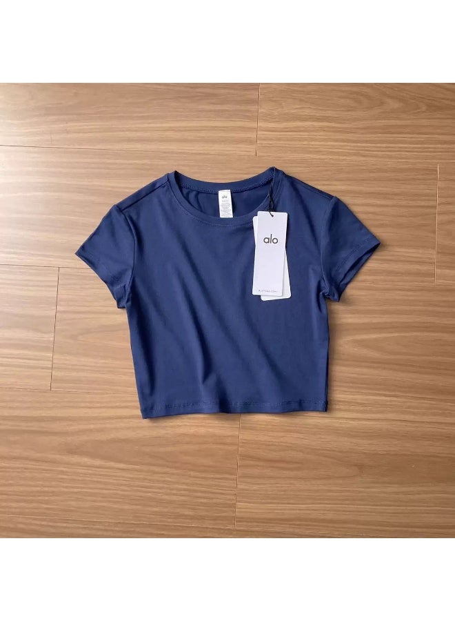 alo Alo Yoga Training Short Sleeve T-Shirt for Optimal Shoulder Support - Image 1