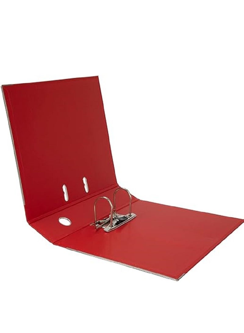 Maxi Box File PP Lever Arch Red F/S Broad A4 - Image 3