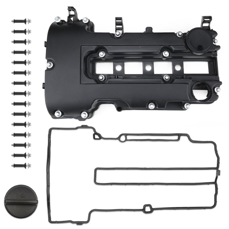 MILIPARTS Engine Valve Cover Kit Compatible with 20112021 Chevy Cruze Sonic Volt Trax Buick Encore Cadillac ELR 14L Turbo OE Parts 55573746 25203036 25198877