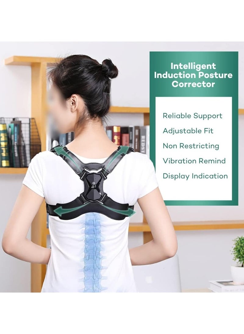 general Back Posture Corrector Intelligent Induction Posture Correct Belt Back Support Waist Straps Posture Correction - Image 3