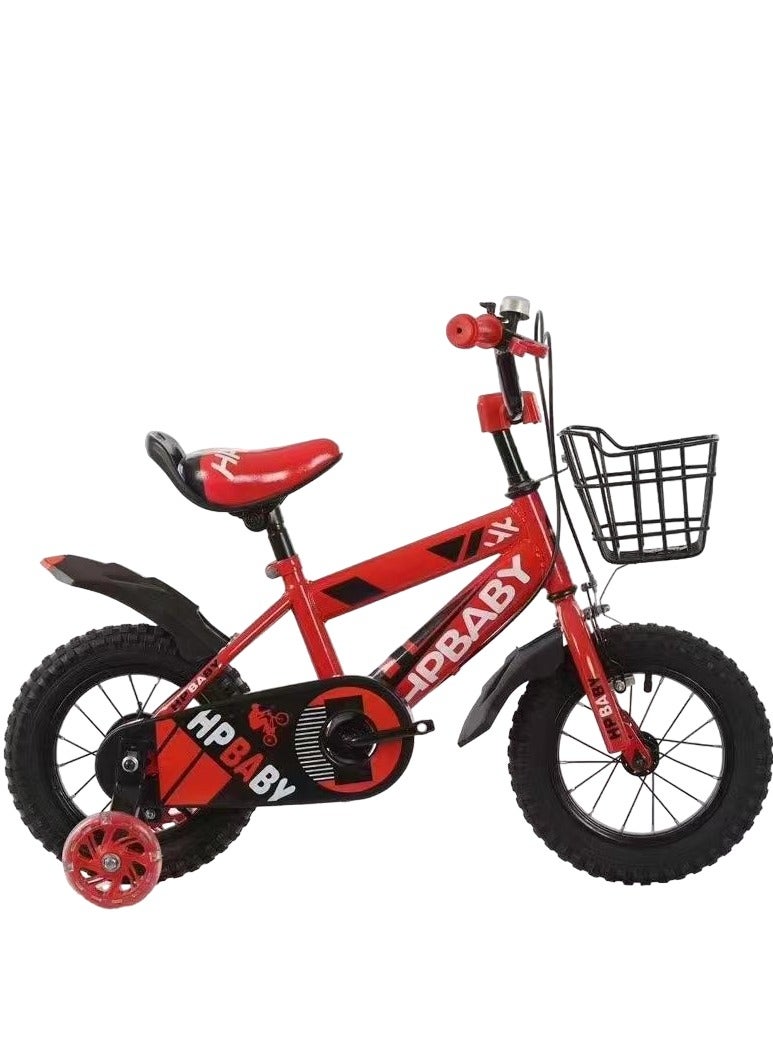 12 inch bike red - basket 