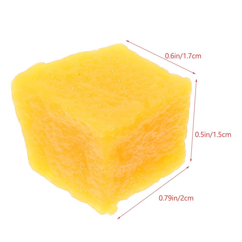 Lifelike PVC Artificial Mango Slice Decor 10Pcs Kitchen Party Photography Props - Image 3