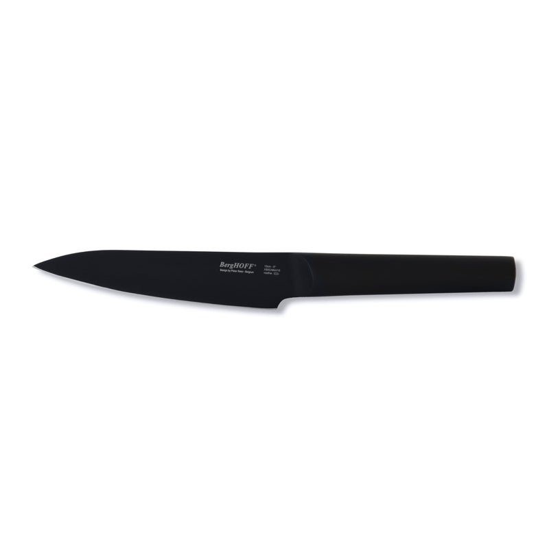 BergHOFF Ron Titanium Ceramic Coated Non-Stick Utilty Knife, Stainless Steel, Black, 6 x 3 x 31 cm - Image 2