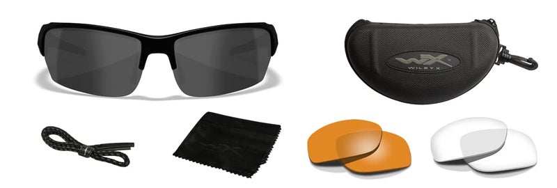 Wiley X WX Valor Tactical Sunglasses, Safety Glasses Shatterproof UV Eye Protection for Combat Shooting Matte Black Frames, Grey, Clear, and Light Rust Tinted Lenses, Ballistic Rated - Image 5
