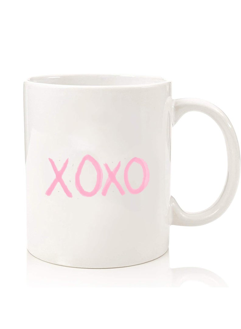 Theodor Premium Quality Two Sided Printed Coffee Mug Tea Cup For Home Office, Kids Men Women XOXO - Image 1