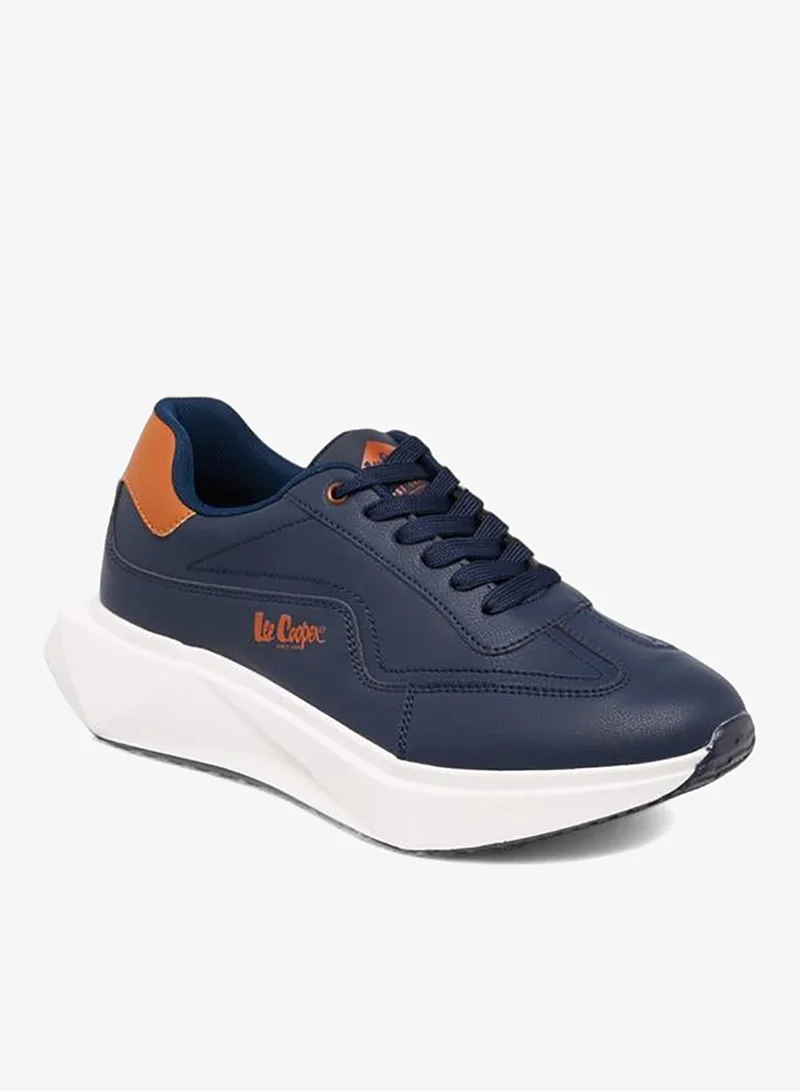 Lee Cooper Men'S Solid Lace-Up Sneakers