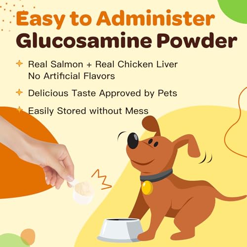 NATURE TARGET Glucosamine for Dogs, Joint Supplement for Dogs, Chondroitin, MSM, Turmeric, Omega 3, Support Hip & Joint Mobility - Dog Joint Pain Relief for Small & Large Breed, 9.52 Oz - Image 5