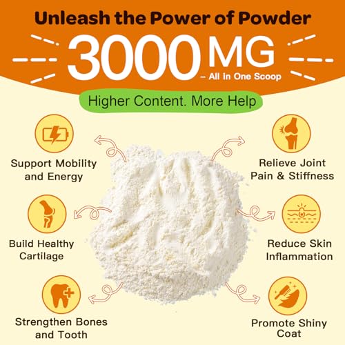 NATURE TARGET Glucosamine for Dogs, Joint Supplement for Dogs, Chondroitin, MSM, Turmeric, Omega 3, Support Hip & Joint Mobility - Dog Joint Pain Relief for Small & Large Breed, 9.52 Oz - Image 3