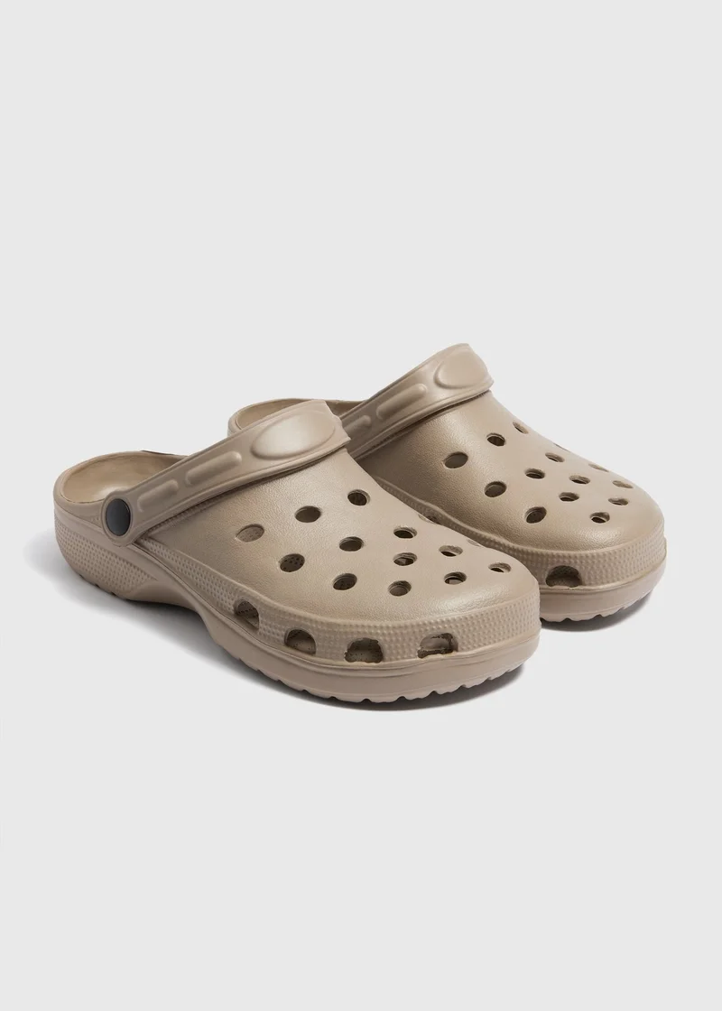 Matalan Stone Gator Clogs