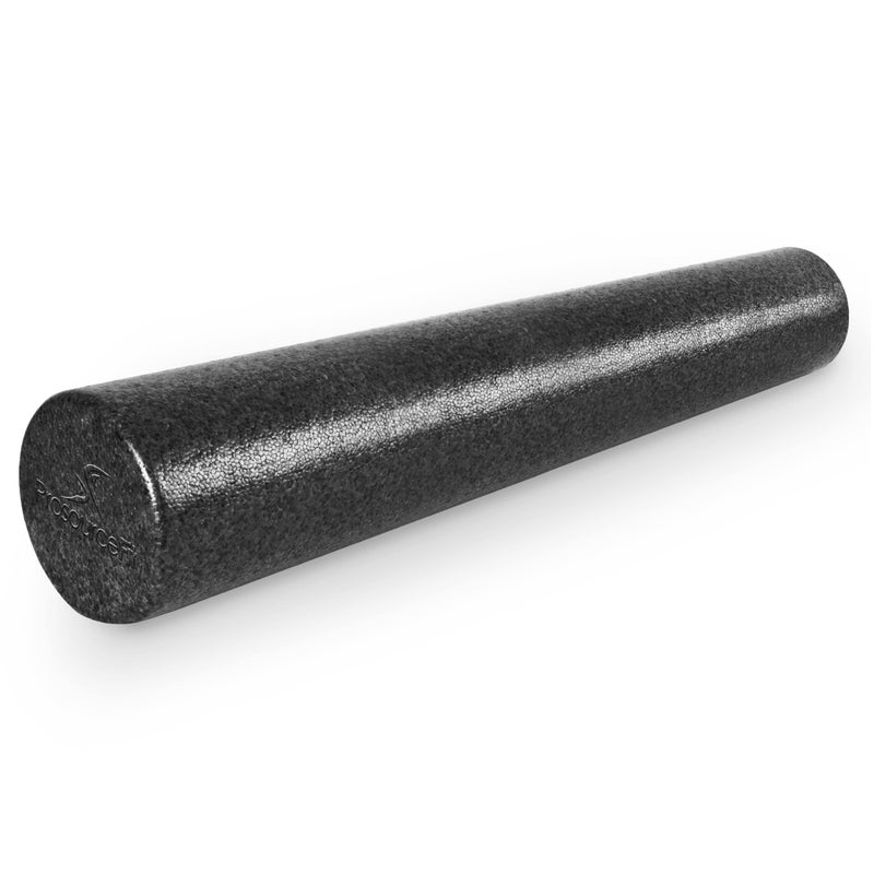 ProsourceFit High Density Foam Rollers 36 - inches long, Firm Full Body Athletic Massage Tool for Back Stretching, Yoga, Pilates, Post Workout Muscle Recuperation, Black - Image 1