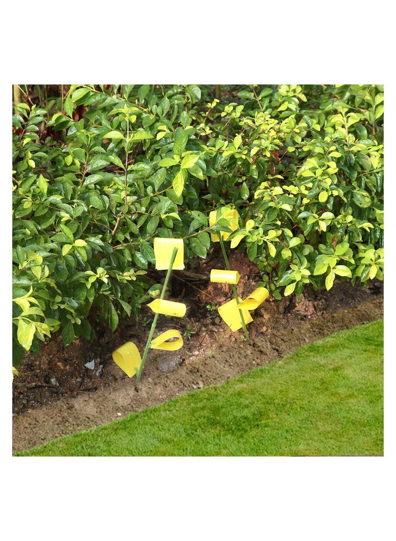 21 Pcs Non Toxic Yellow Sticky Fly Traps for Home Garden No Odor Effective Against Fruit Flies Gnats and Flying Insects Economic Pack - Image 3