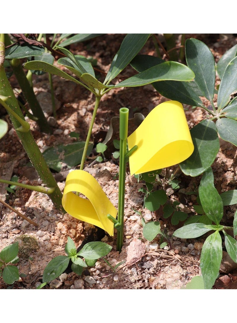 21 Pcs Non Toxic Yellow Sticky Fly Traps for Home Garden No Odor Effective Against Fruit Flies Gnats and Flying Insects Economic Pack - Image 4