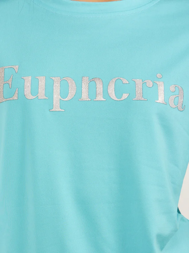 Styli Styli Slogan Print Short Sleeve Oversized T-Shirt