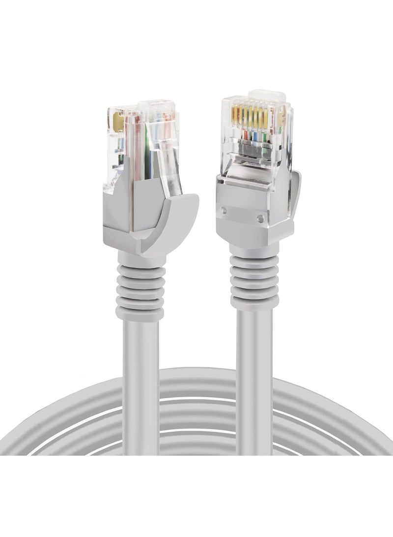 LEDIN High Speed [30M/98.43 Feet] RJ45 cat6 Ethernet Patch Cable LAN Cable Compatible for PS4/PS3, Nintendo Switch, Raspberry Pi 4, Smart TV, Computer, Modem, Router, Gray - Image 1