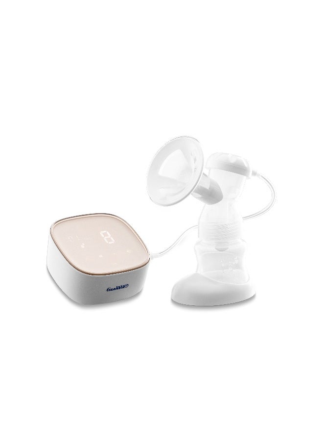 Granzia Goldenfeed Single Electric Breast Pump – 2 Suction Modes × 9 Levels, Soft Silicone Cushion, Rechargeable Battery, Touch Control, Anti-Backflow, USB-C Charging - Image 1