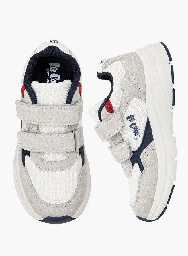 لي كوبر أحذية رياضية للأولاد بألوان متدرجة وإغلاق بشريط لاصق