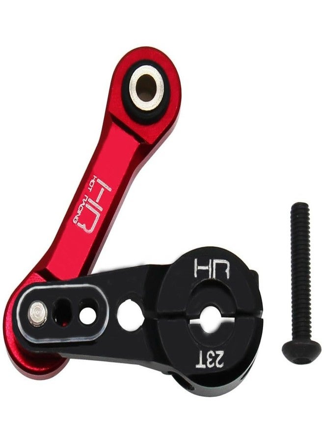 Hot Racing ذراع توجيه ثابت من الألمنيوم Hot Racing AON48SH23 23t لسيرفو Arrma 1/8 - Image 1