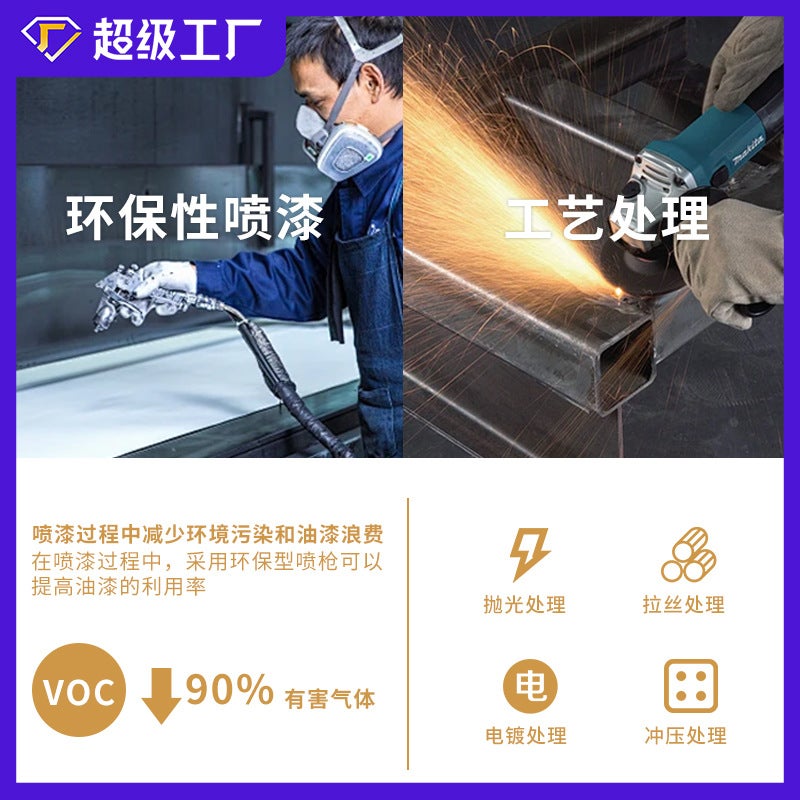 أرجل خزائن قابلة للتعديل من الفولاذ المقاوم للصدأ جينرونغدا 50 مم أنبوب دائري أرجل سميكة ومعززة من الفولاذ المقاوم للصدأ للمصنع - Image 5