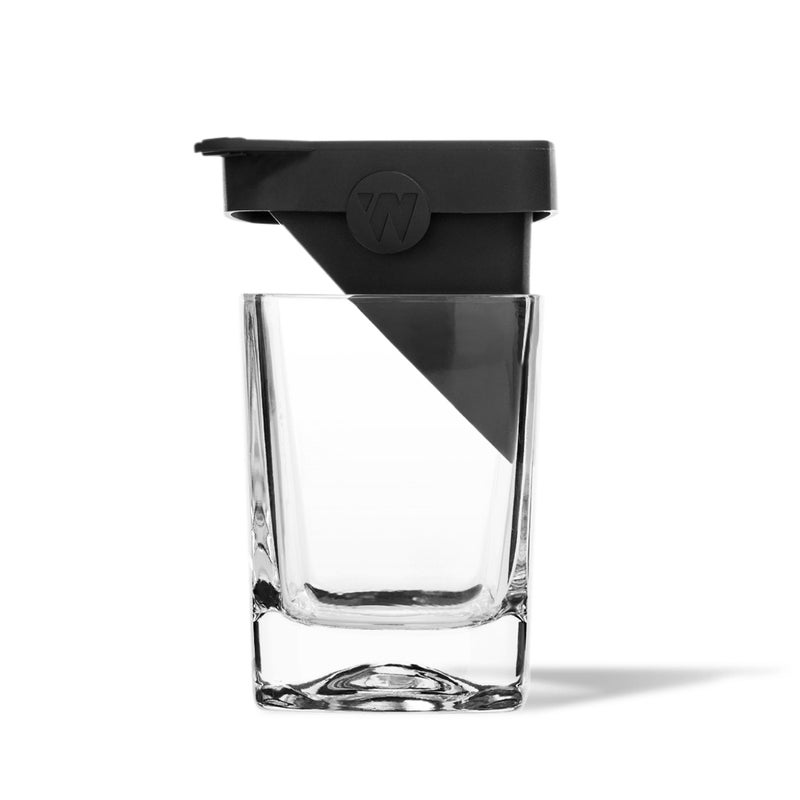 Corkcicle Whiskey Wedge - Premium Old Fashioned Glass with Silicone Ice Mold - For Bourbon, Scotch, & Spirits - Great Gift for Dad - Perfect for the Holidays - 9 oz - Image 1