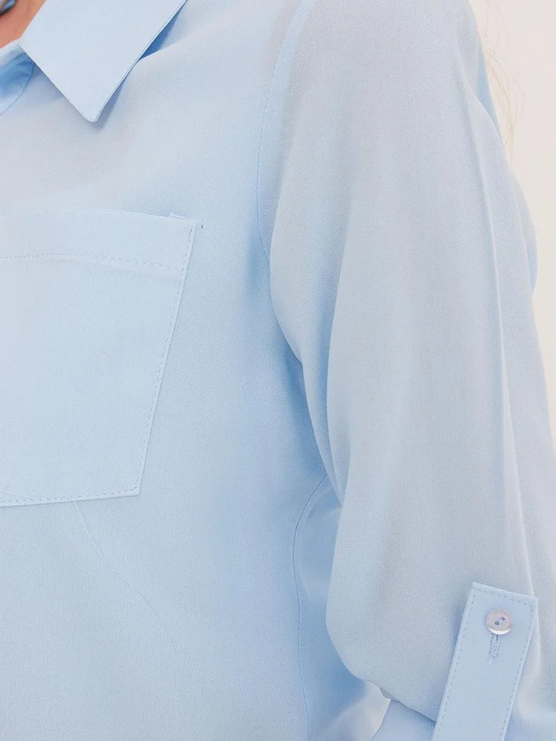 BIG DART BDART Buttoned Pocket Long Sleeve Shirt
