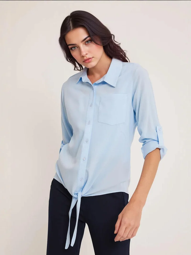 BIG DART BDART Buttoned Pocket Long Sleeve Shirt