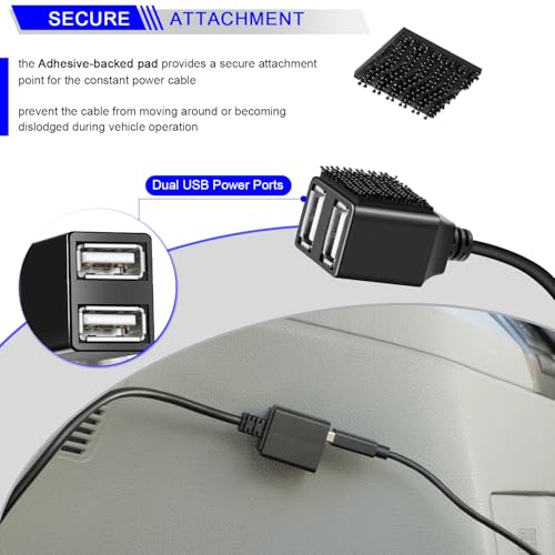 Bonbo 010-12530-23 Constant Vehicle Power Cable for Garmin Dash Cam 46, 47, 56, 57, 66W, 67W, Live, Mini, Mini 2, Tandem, Connect to Vehicle's OBD-II Port for Power Even When Parked and Turned Off - Image 5