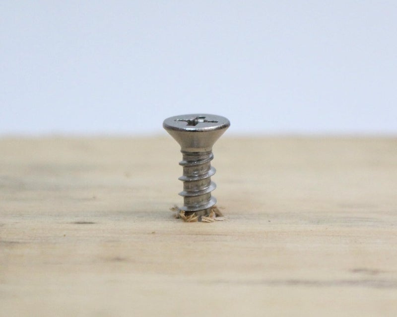 Bolt Dropper No. 6 x 3/4" Stainless Steel Flat Head Phillips Wood Screw, (100 pc), 18-8 (304) Stainless Steel Sheet Metal Screws- Type A Point, Plain Finish - Image 5