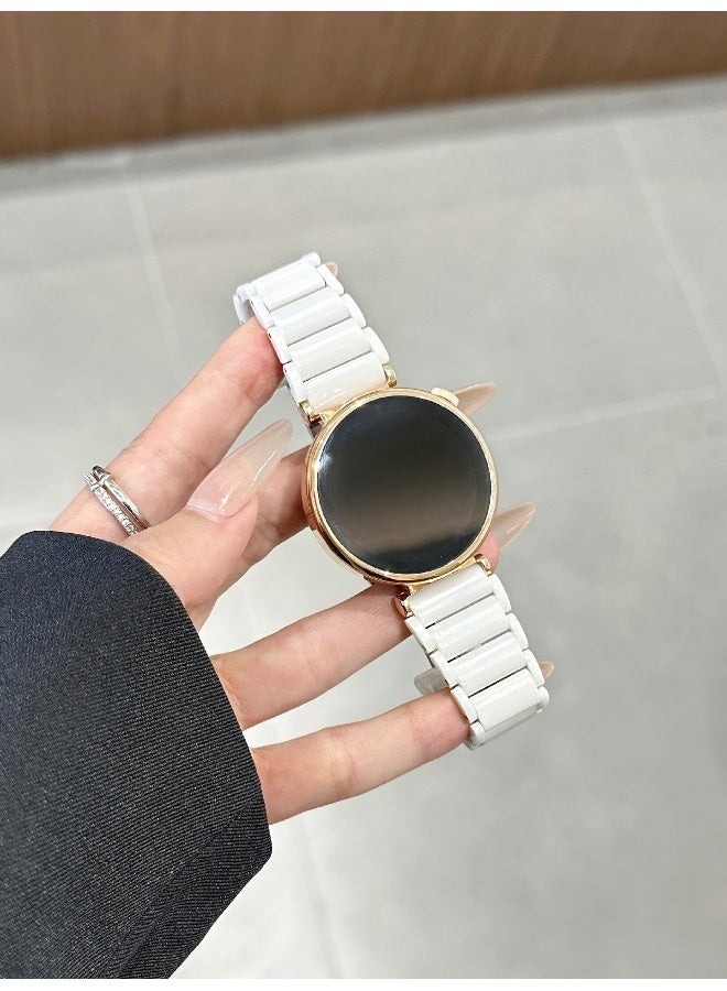 NIBEMINENT Huawei Watch GT5 Pro 18mm Stainless Steel Ceramic Strap  - Image 2