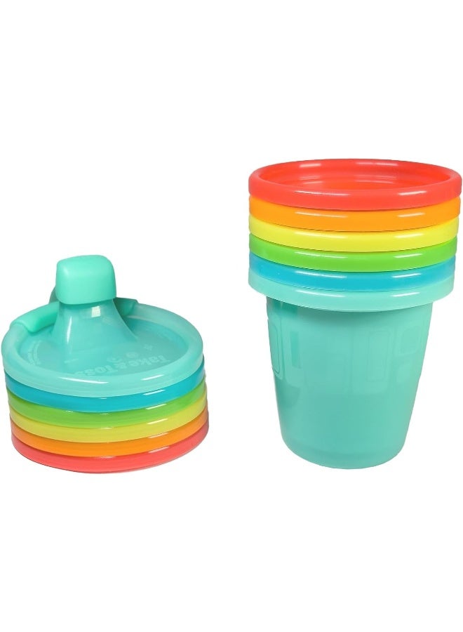 The First Years Take & Toss 7Oz Spill-Proof Sippy Cups for Toddlers & Kids (Pack of 6) - Image 1
