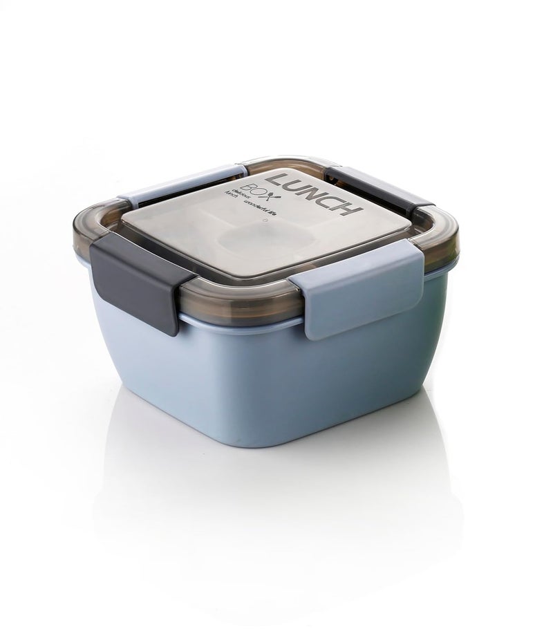 Puno Puno Unbreakable Plastic Lunch Box for SchoolOffice Traveling 1 Piece - Image 1