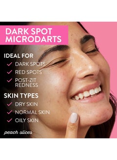 Peach Slices Peach Slices Dark Spot MicroDarts | For Dark Spots, Post-Blemish Redness | Self-Dissolving | Niacinamide, Vitamin C, Hyaluronic Acid, and Cica | Vegan | Cruelty Free | 9 Patches  - Image 3