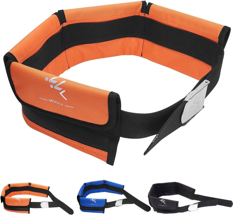 MOOCY 4 Neoprene Pocket Scuba Weight Belt，Spear Fishing Nylon-fit for Waist 32" to 52" - Quick-Release Buckle - Image 1