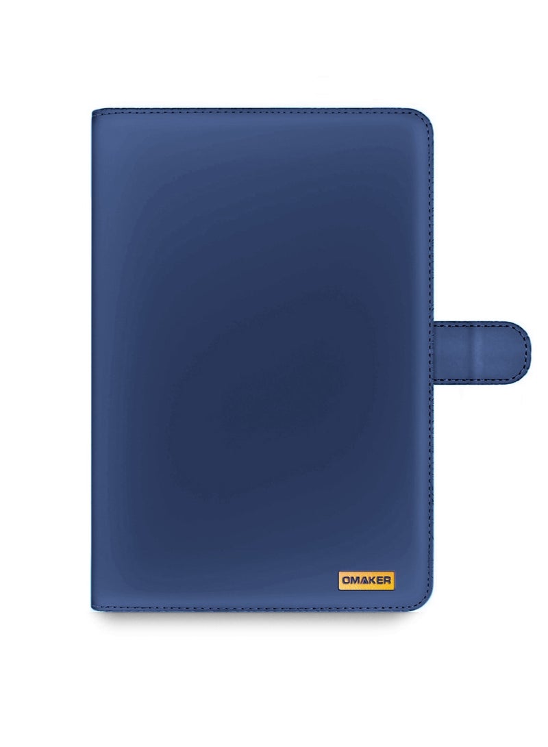 OMAKER Lenovo Tab M11 2024 (11 inch) PU Leather Magnetic Closure Flip Case Cover (TCFPSR) - Navy Blue - Image 5