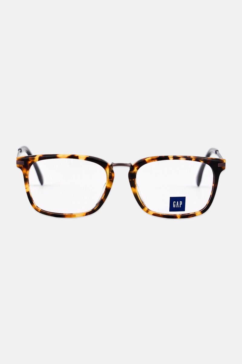 GAP Women VGP026 Square Eyeglasses, Havana Brown - Image 1