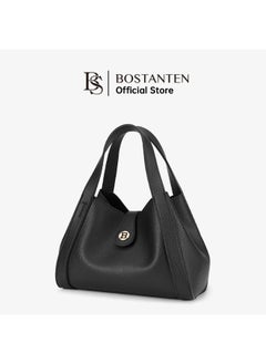 Bostanten BOSTANTEN Women's Stylish Fashion Shoulder Bag & Handbag – Elegant and Versatile Black Tote for Everyday Use  - Image 1