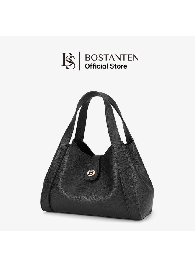Bostanten BOSTANTEN Women's Stylish Fashion Shoulder Bag & Handbag – Elegant and Versatile Black Tote for Everyday Use  - Image 1