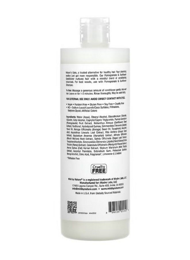 mild by Nature Pomegranate  Sunflower Conditioner for ColorTreated Hair 16 fl oz 473 ml - Image 2