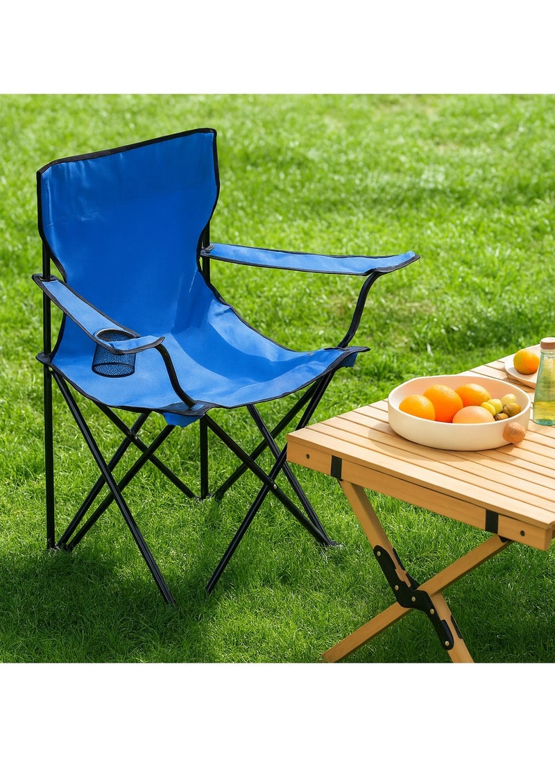 ايرس مجموعة من كرسيين للتخييم قابلين للطي - كراسي خارجية خفيفة الوزن محمولة مع مسند للذراع وحقيبة حمل - مثالية للتخييم والنزهات والمشي لمسافات طويلة والاستخدام على الشاطئ والحديقة - Image 5