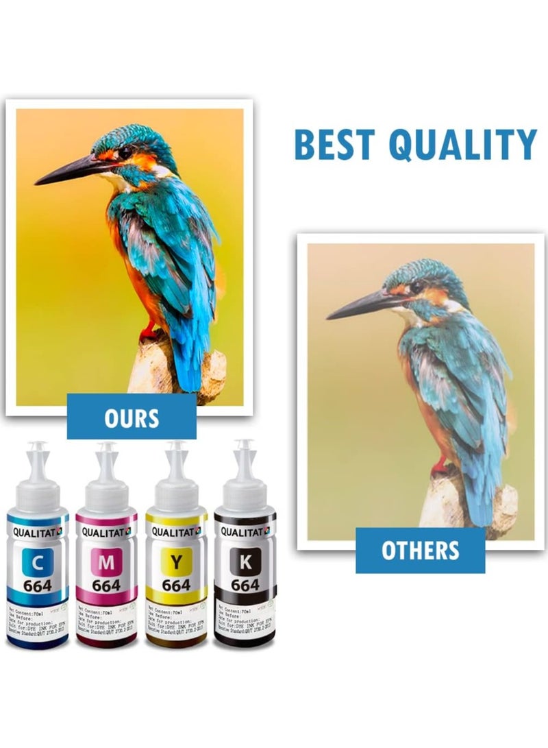 Ink Set 664 for Epson Ink Printer for Eco Tank Printer L210 L220 L300 L355 L365 L555 L1300  - Image 4