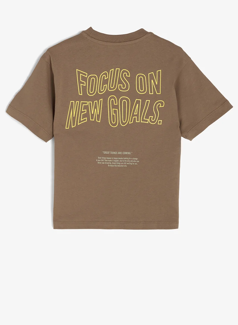 ريبلز مع نمشي Boys Drop Shoulder T-shirt