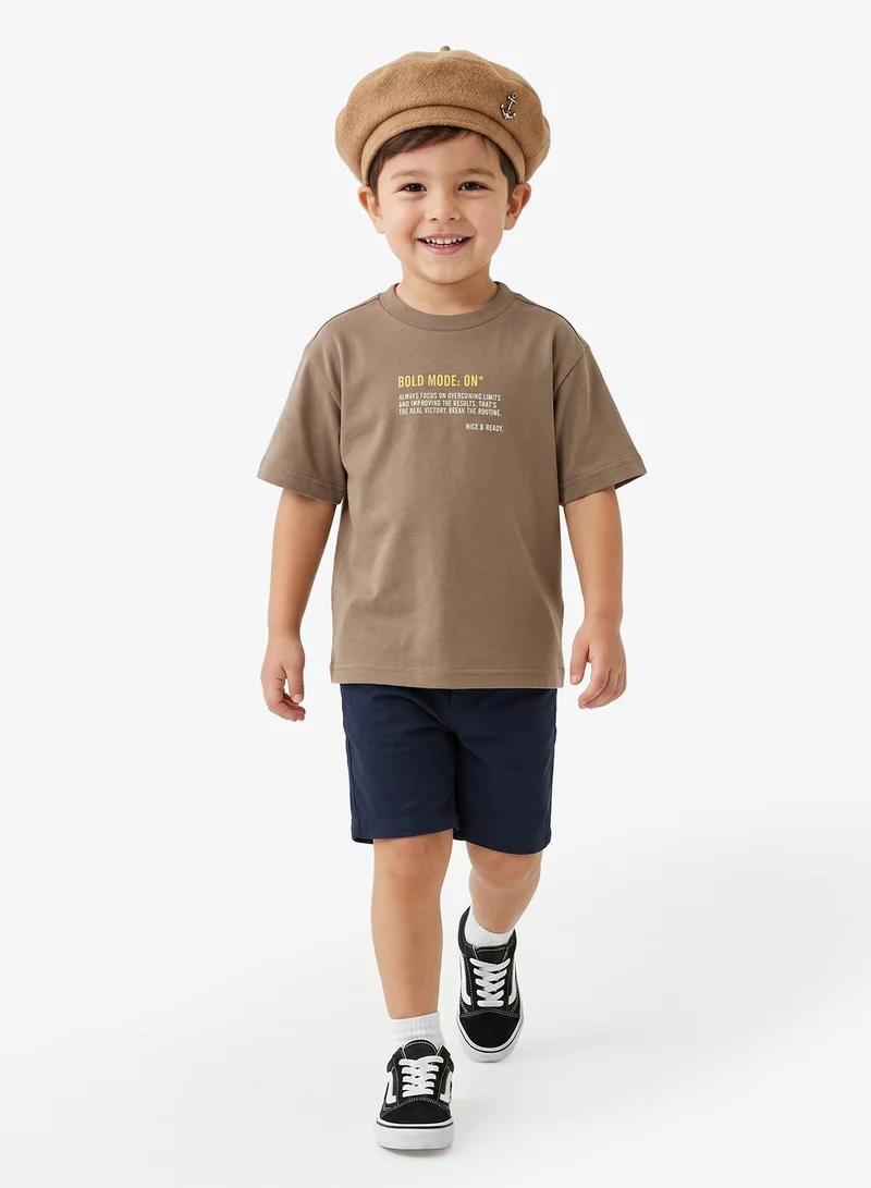 Ripples  Boys Drop Shoulder T-shirt for Men | Best Price UAE