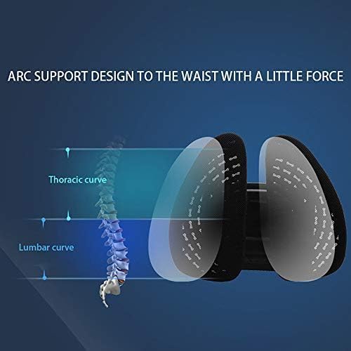 MAPPLE CREATION Ultra Pain Relief Lumbar Support Pillow for Office Chairs, Ergonomic Lumbar Pillow 5 Times More Back Support and Effective postural Improvement, Mesh Car Back Support Cushion - Image 3