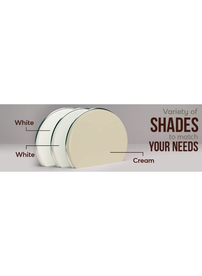 Leather Max Quick Blend Refinish And Repair Kit White Restore Couches Recolor Furniture And Repair Car Seats Jackets Sofa Boots 3 Color Shades To Blend With Leather Vinyl And More White Mix - Image 2