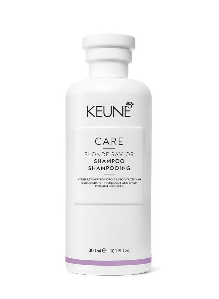 Keune Care Blonde Savior Shampoo Intense Recovery For Porous And Decolorized Hair Sulfate-Free (2 Options Size)