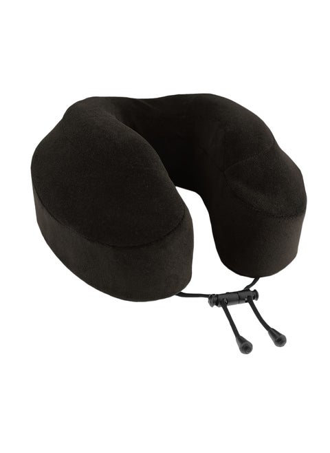 Cabeau Neck Pillow for Airplane Travel  Evolution Classic  Memory Foam U Shaped Design  Supportive for Sleeping with Adjustable Support Clasp Midnight Black