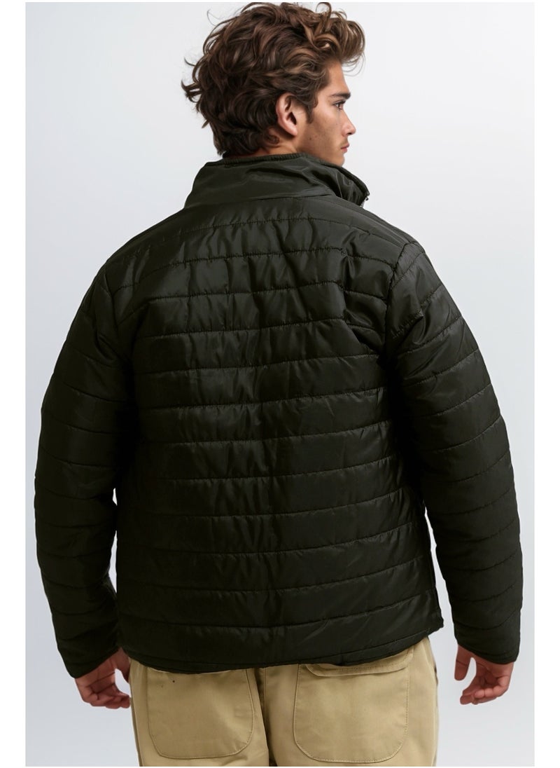 RAVIN Puffer Black Jacket Padding Collar  - Image 4