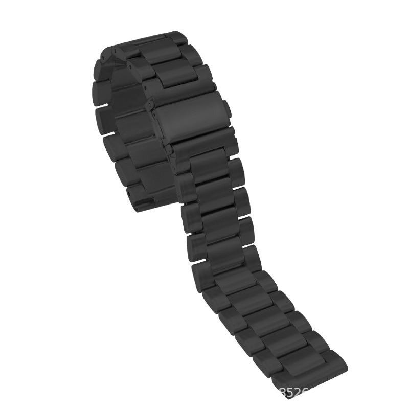For Samsung Huawei Gt4 Stainless Steel Three Bead Watch Band Apple Watch 9 Apple Three Bead Watch Band - Image 1
