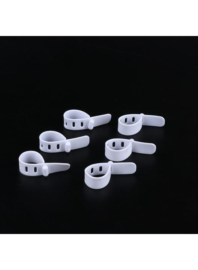 Loquat Data Cable Tie Strap Storage Cable Winder Earphone Cable Organizer Fixing Buckle Mobile Phone Charging Cable Network Cable Silicone Bundle-Color:Line Management Is White (please Order In Multiples O - Image 1